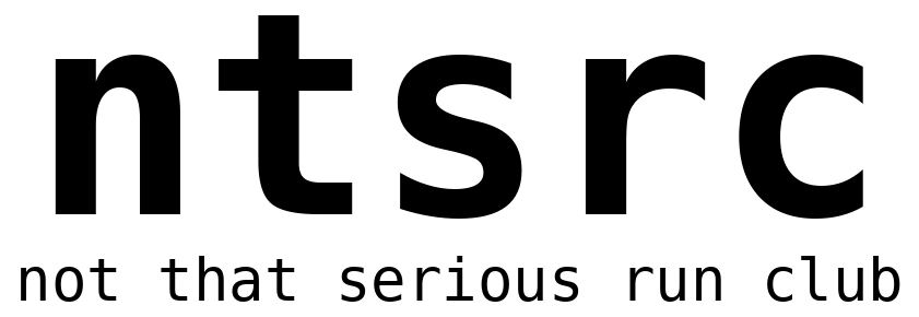 not that serious run club logo