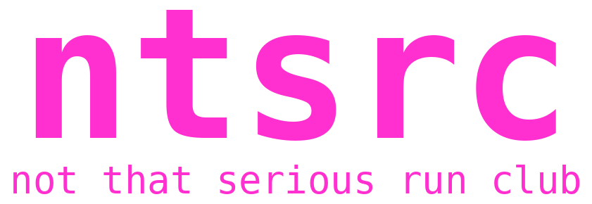 not that serious run club logo