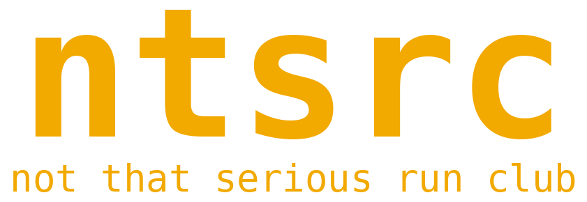 not that serious run club logo