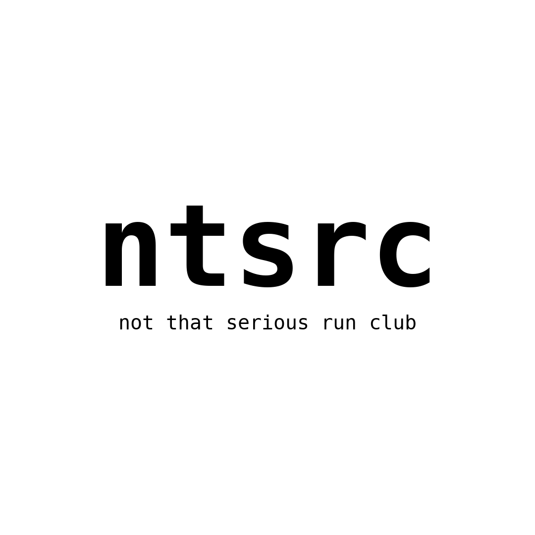 not that serious run club instagram profile picture